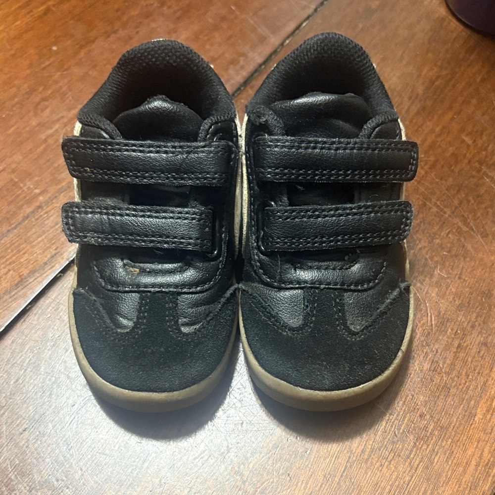 Target Black Kids Sneakers with Velcro Straps